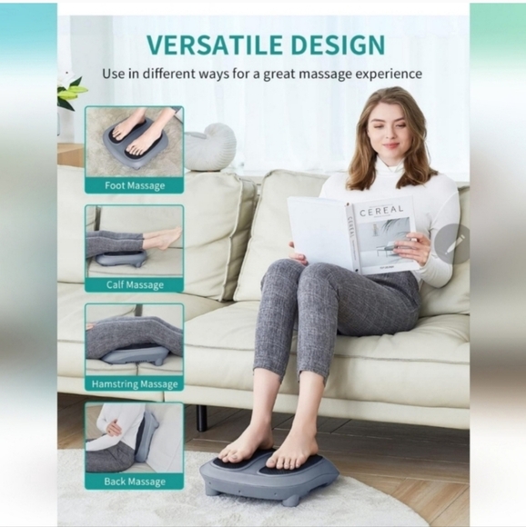 LIKE NEW Nekteck Foot Massager with Heat - Picture 2 of 8